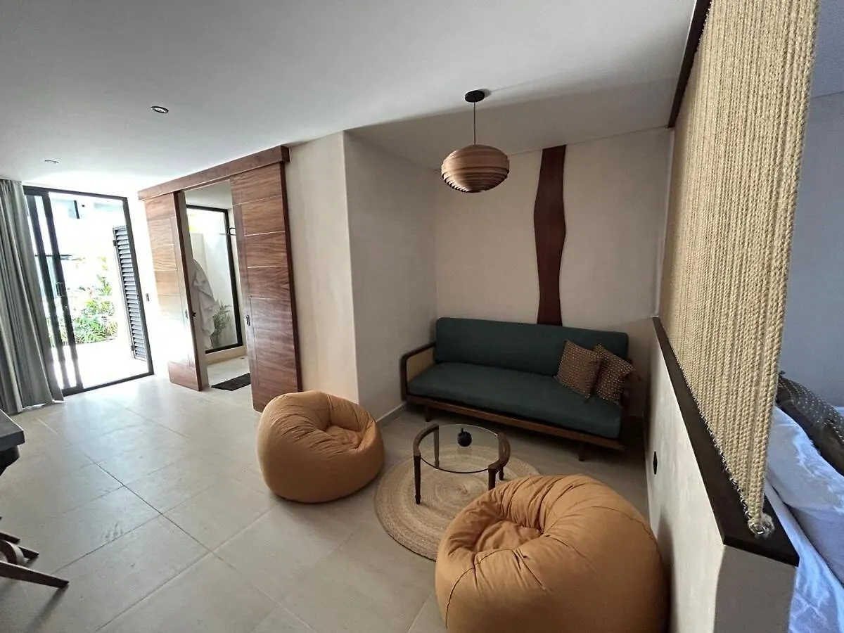 Your Perfect Space, Gf With Pool Access For 3 Tulum 0*,